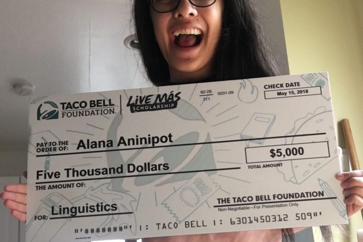 High Tech’s Alana Aninipot Recipient of Taco Bell Live Más Scholarship