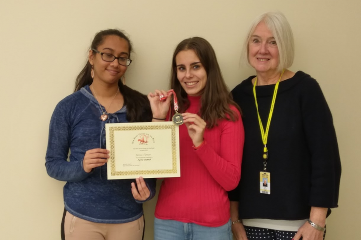 High Tech’s Jessica Tanuos and Caitlyn Ramdat Recognized at Poetry Indeed!