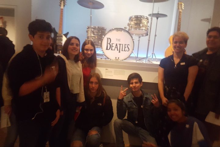 High Tech Students Visit MET&rsquo;s Rock & Roll Relics Exhibit