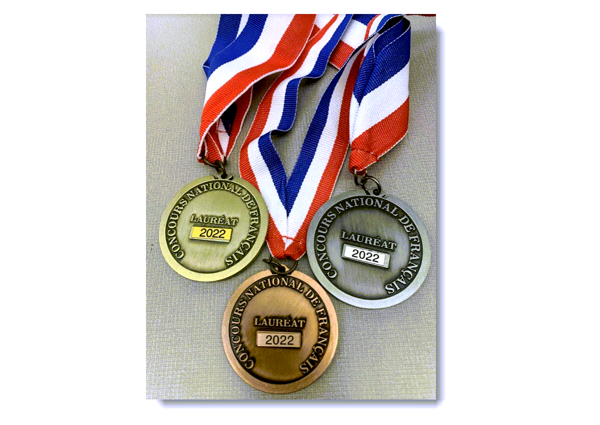 High Tech Students Win Gold, Silver and Bronze Medals at 87th Annual French Contest