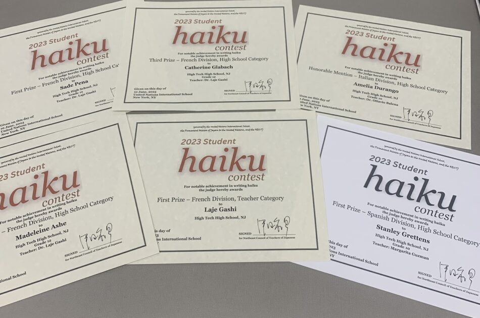 Student Haiku Contest 2023