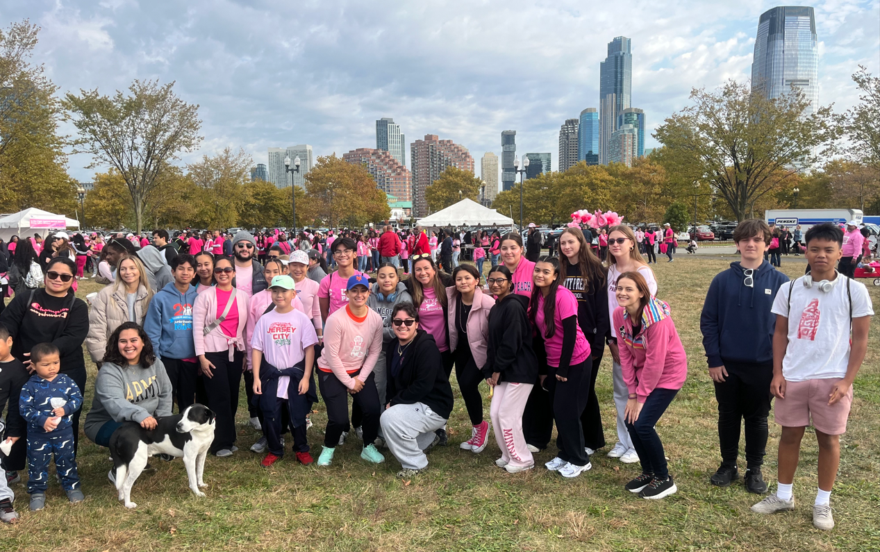 Walking for a Cause as Students Unite for Breast Cancer Awareness